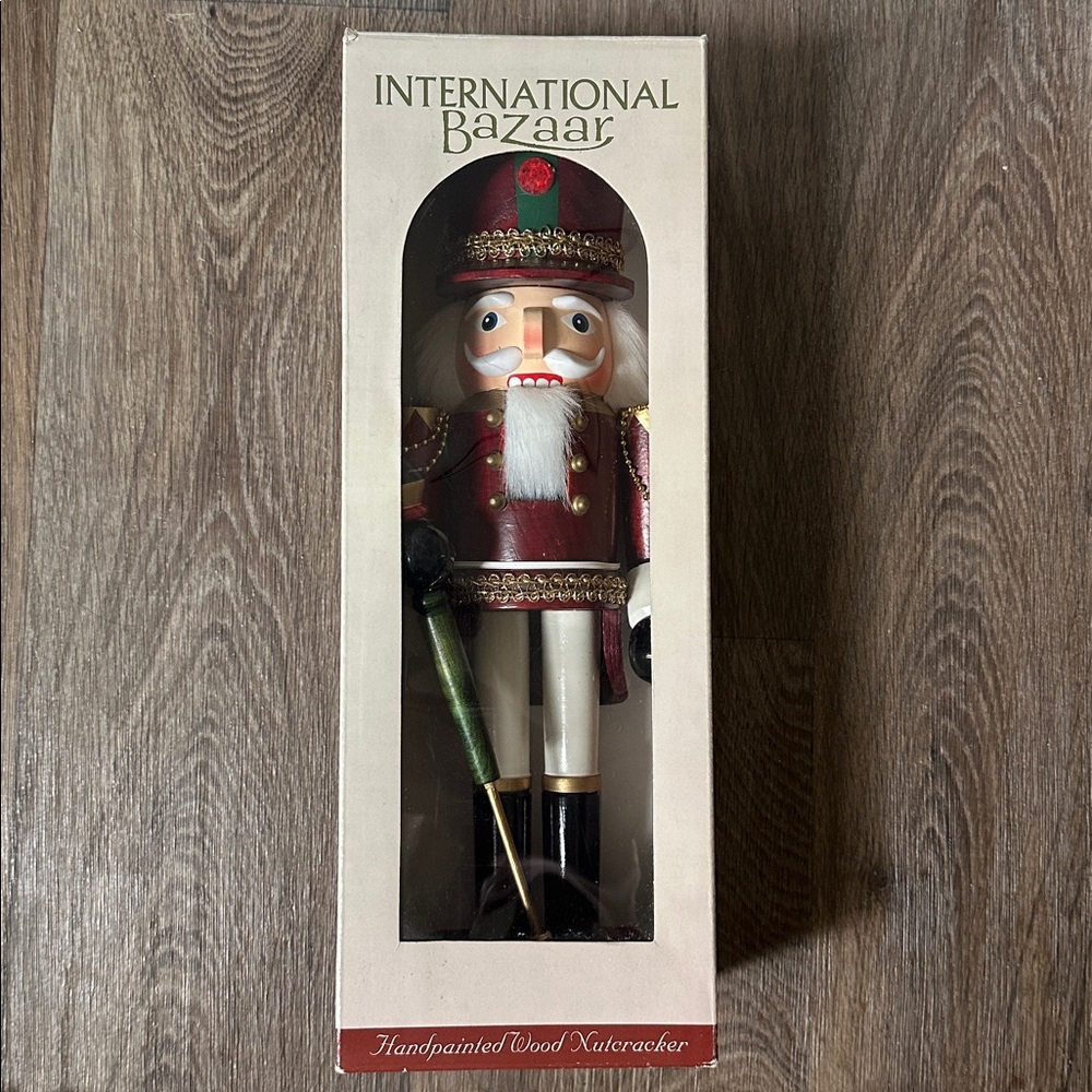International Bazaar Wooden Nutcracker Christmas Decoration